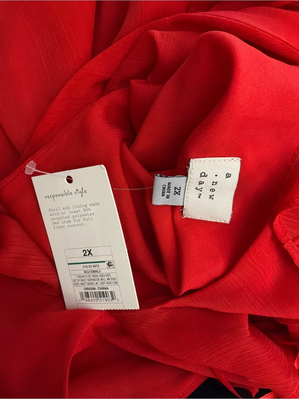 A New Day Women's Ruffle Slip Dress